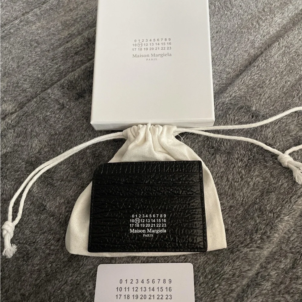 Dior Monogram Card Holder in Black and Cream